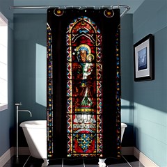 Photos Chartres Notre Dame Shower Curtain 36  X 72  (stall)  by Bedest