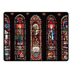 Photos Chartres Notre Dame Two Sides Fleece Blanket (small) by Bedest