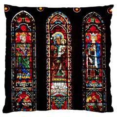 Photos Chartres Notre Dame Standard Premium Plush Fleece Cushion Case (one Side) by Bedest