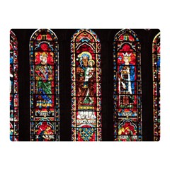 Photos Chartres Notre Dame Two Sides Premium Plush Fleece Blanket (mini) by Bedest