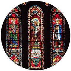 Photos Chartres Notre Dame Wooden Puzzle Round by Bedest