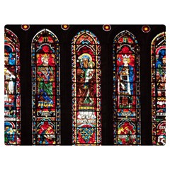 Photos Chartres Notre Dame Two Sides Premium Plush Fleece Blanket (extra Small) by Bedest