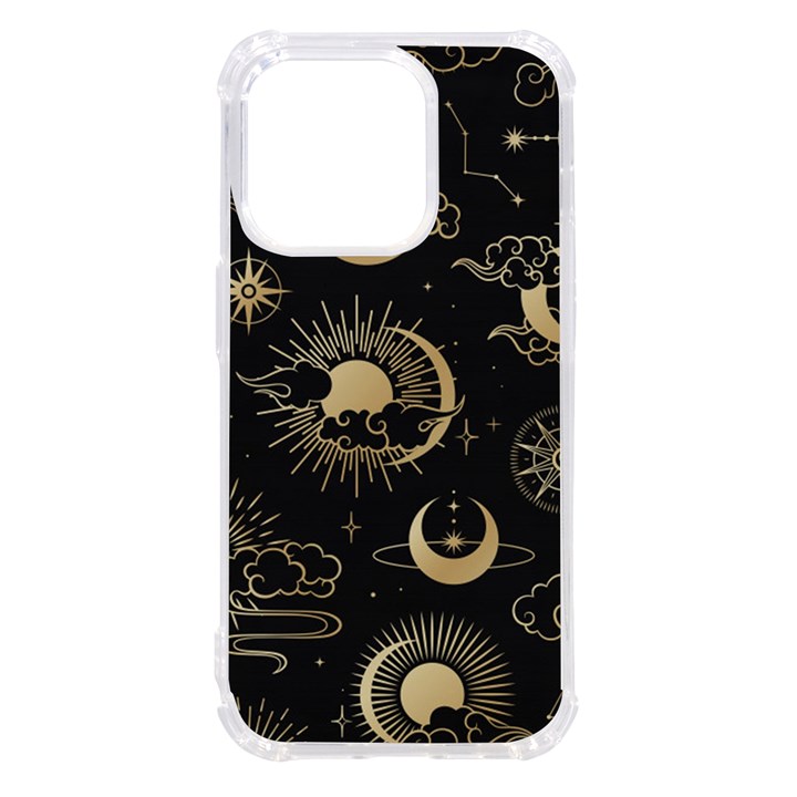 Star Colorful Christmas Abstract iPhone 14 Pro TPU UV Print Case