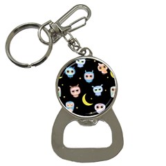 Cute Art Print Pattern Bottle Opener Key Chain by Apen