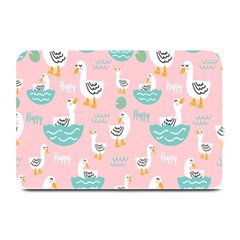 Cute Owl Doodles With Moon Star Seamless Pattern Plate Mats by Apen