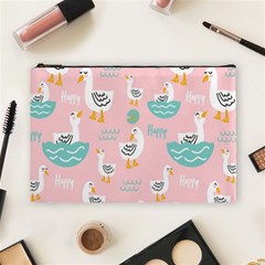 Cute Owl Doodles With Moon Star Seamless Pattern Cosmetic Bag (large) by Apen