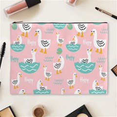 Cute Owl Doodles With Moon Star Seamless Pattern Cosmetic Bag (xl) by Apen