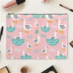 Cute Owl Doodles With Moon Star Seamless Pattern Cosmetic Bag (XL) Front