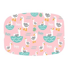 Cute Owl Doodles With Moon Star Seamless Pattern Mini Square Pill Box by Apen