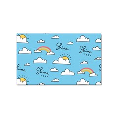 Sky Pattern Sticker Rectangular (10 Pack)