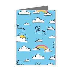 Sky Pattern Mini Greeting Card by Apen