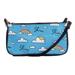 Sky Pattern Shoulder Clutch Bag by Apen