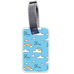 Sky Pattern Luggage Tag (two Sides) by Apen