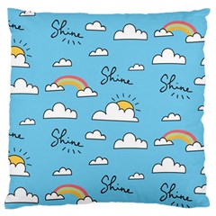 Sky Pattern Large Cushion Case (two Sides) by Apen