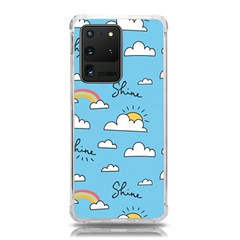 Seamless Pattern Vector Owl Cartoon With Bugs Samsung Galaxy S20 Ultra 6 9 Inch Tpu Uv Case by Apen