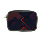 Gradient Geometric Shapes Dark Background Design Coin Purse Front