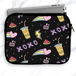 Cute Girl Things Seamless Background Apple iPad 2/3/4 Zipper Cases Front