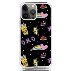 Cute Girl Things Seamless Background Iphone 13 Pro Max Tpu Uv Print Case by Apen