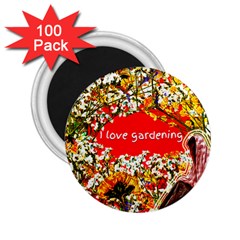 Garden Lover 2 25  Magnets (100 Pack) 