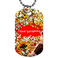 Garden Lover Dog Tag (two Sides)