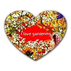 Garden Lover Heart Mousepad by TShirt44