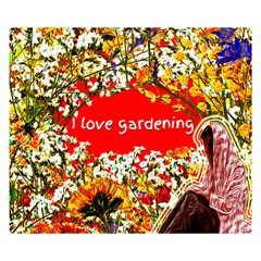 Garden Lover Two Sides Premium Plush Fleece Blanket (small) by TShirt44