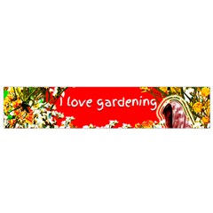 Garden Lover Small Premium Plush Fleece Scarf