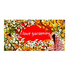 Garden Lover Satin Wrap 35  X 70  by TShirt44