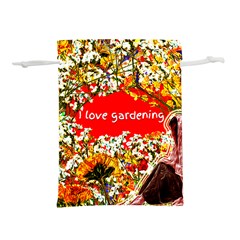 Garden Lover Lightweight Drawstring Pouch (l)