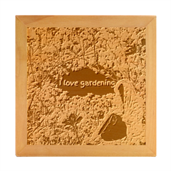 Garden Lover Wood Photo Frame Cube