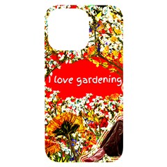 Garden Lover Iphone 14 Pro Max Black Uv Print Case