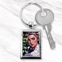 Love Quotes Design Key Chain (rectangle)