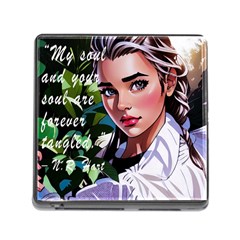 Love Quotes Design Memory Card Reader (square 5 Slot)