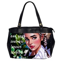 Love Quotes Design Oversize Office Handbag (2 Sides) by TShirt44