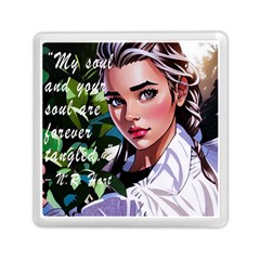 Love Quotes Design Memory Card Reader (square)