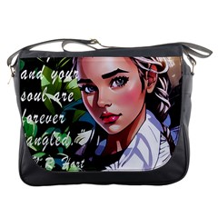 Love Quotes Design Messenger Bag