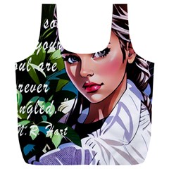 Love Quotes Design Full Print Recycle Bag (xxl)