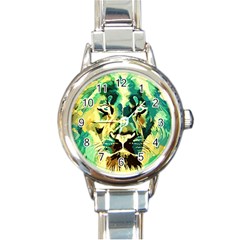 Love The Tiger Round Italian Charm Watch by TShirt44