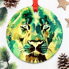 Love The Tiger Ornament (round) by TShirt44