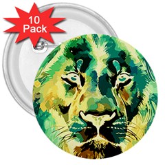 Love The Tiger 3  Buttons (10 Pack)  by TShirt44