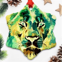 Love The Tiger Ornament (snowflake)