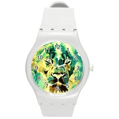 Love The Tiger Round Plastic Sport Watch (m) by TShirt44