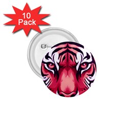 Tiger Design 1 75  Buttons (10 Pack) by TShirt44