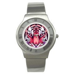 Tiger Design Stainless Steel Watch by TShirt44