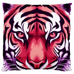 Tiger Design Standard Premium Plush Fleece Cushion Case (two Sides) by TShirt44