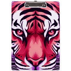 Tiger Design A4 Acrylic Clipboard by TShirt44