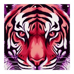 Tiger Design Banner And Sign 3  X 3  by TShirt44