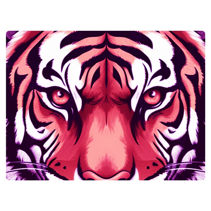 Tiger Design Premium Plush Fleece Blanket (Extra Small)