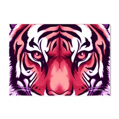 Tiger Design Crystal Sticker (a4) by TShirt44