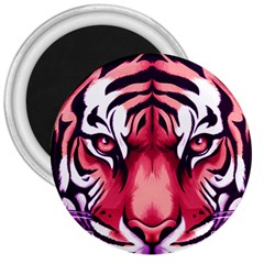 Love The Tiger 3  Magnets by TShirt44